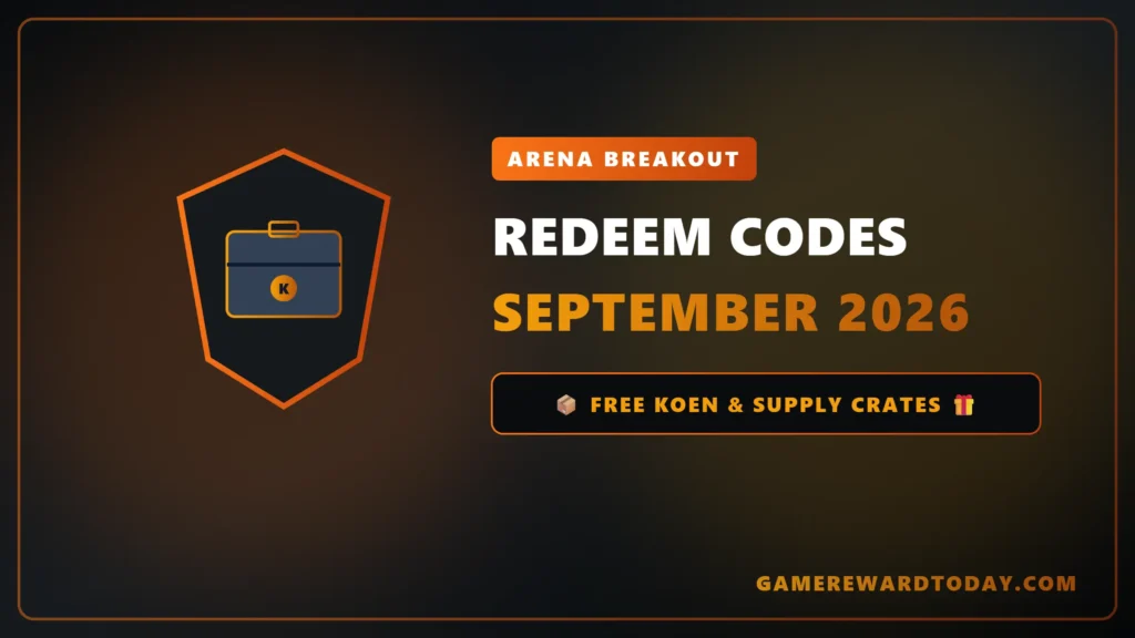 Arena Breakout Codes