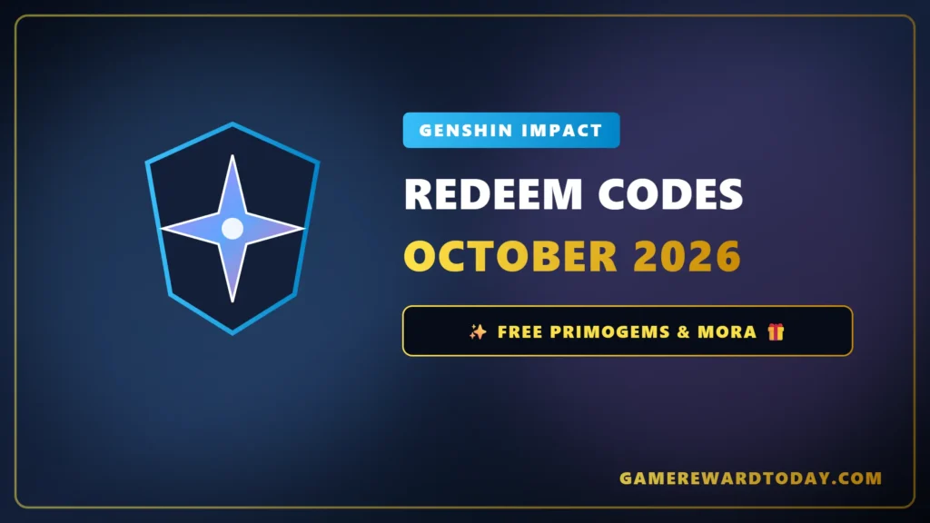 Genshin Impact Redeem Codes